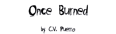 ONCE BURNED by C.V. Puerro