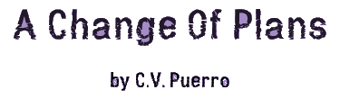 A CHANGE OF PLANS by C.V. Puerro