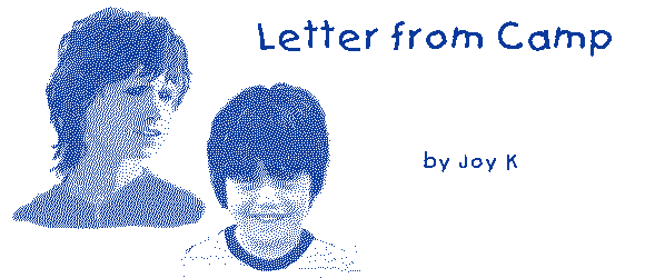 LETTER FROM CAMP by Joy K