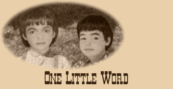 ONE LITTLE WORD by KT